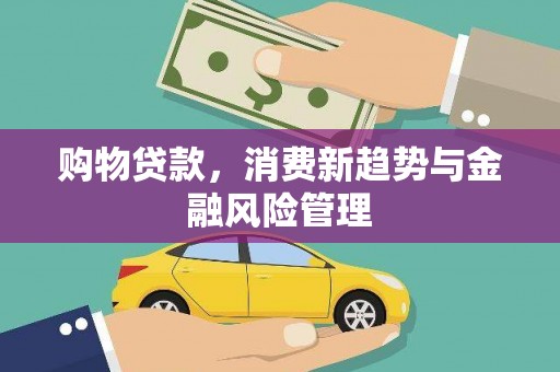 屯留购物贷款，消费新趋势与金融风险管理