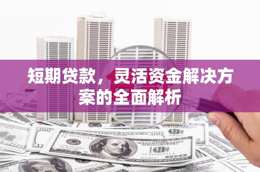 屯留短期贷款，灵活资金解决方案的全面解析